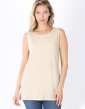 Ity Sleeveless Side Slit Top
