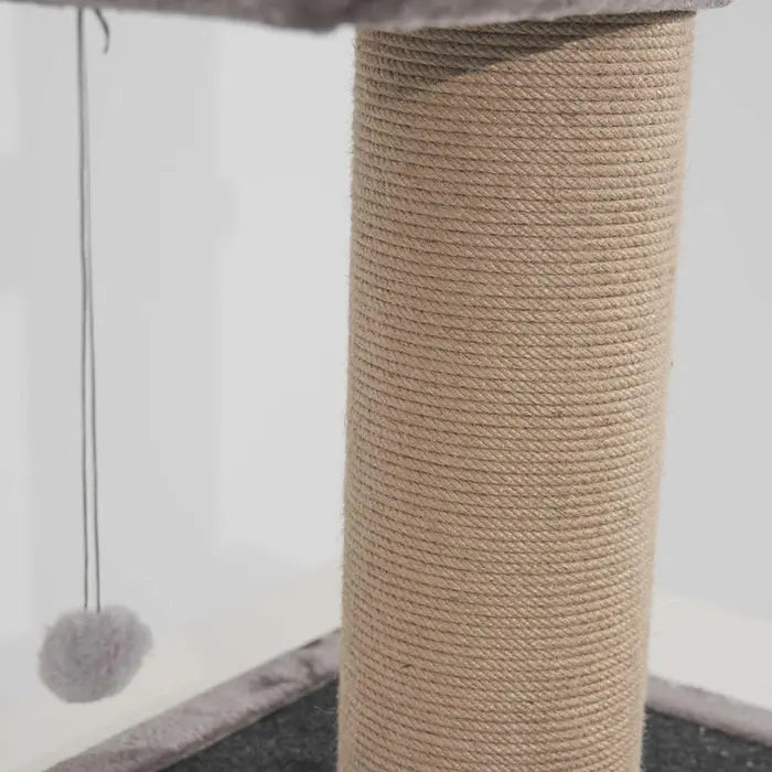 Lotus Pet Design Single Grey Cat Scratching Post 96cm