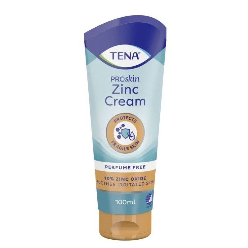 Tena ProSkin Zinc Barrier Cream for Skin Protection 100ml