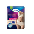 TENA Silhouette Plus High Waist Absorbent Underwear Cream Large 8 Pack