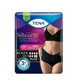 TENA Silhouette Plus High Waist Absorbent Underwear Black M 9-Pack
