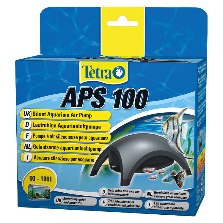 Tetra APS 100 Silent Aquarium Air Pump for 13-26 Gallons White
