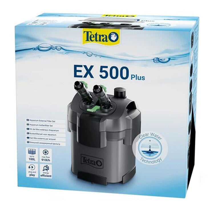 Tetra EX 500 Plus External Filter for Aquariums up to 100L