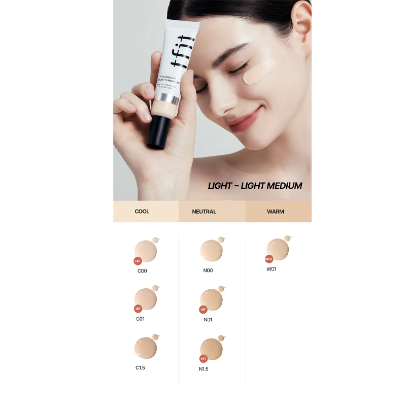 TFIT Radiance Fit Serum Foundation C03 Rosie 30g