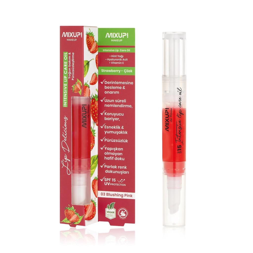 Mixup! Lip Delicious Oil Pen Hydrating Gloss 03 Blushing Pink