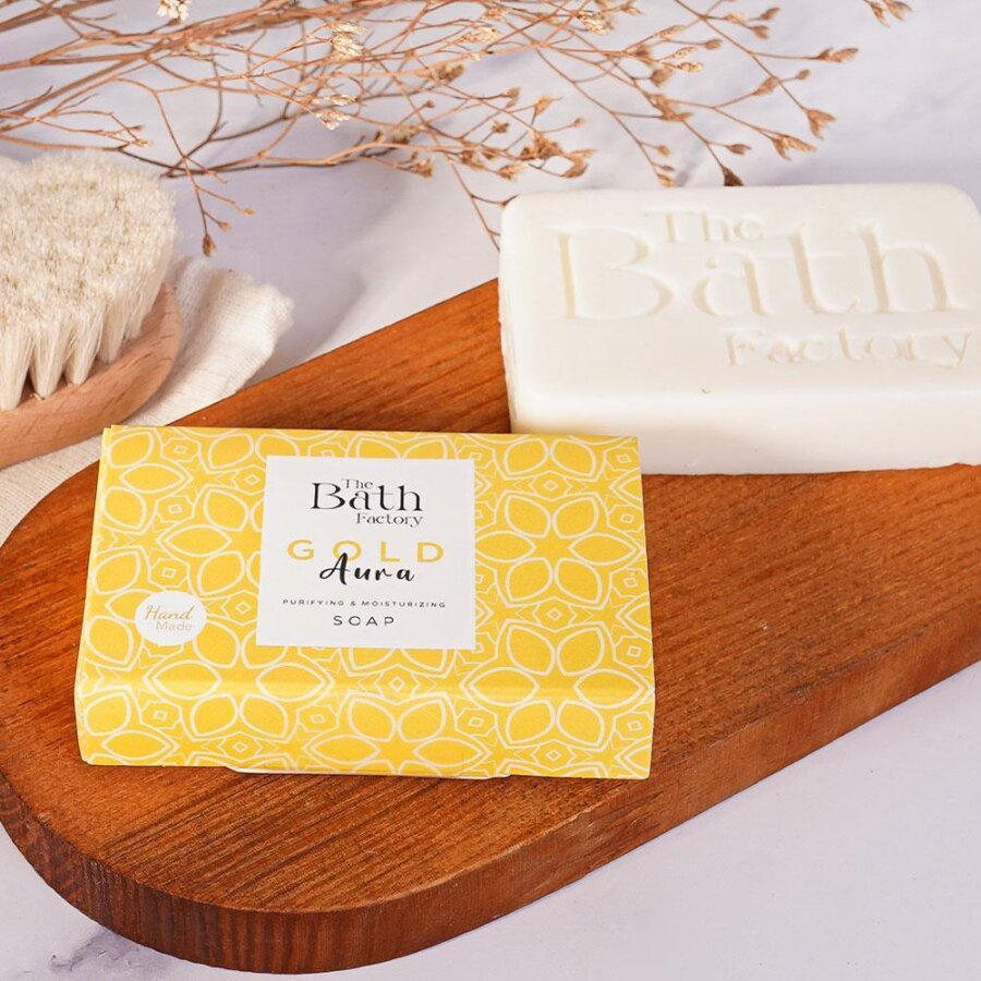 The Bath Factory Gold Aura Moisturizing Soap for Face & Body