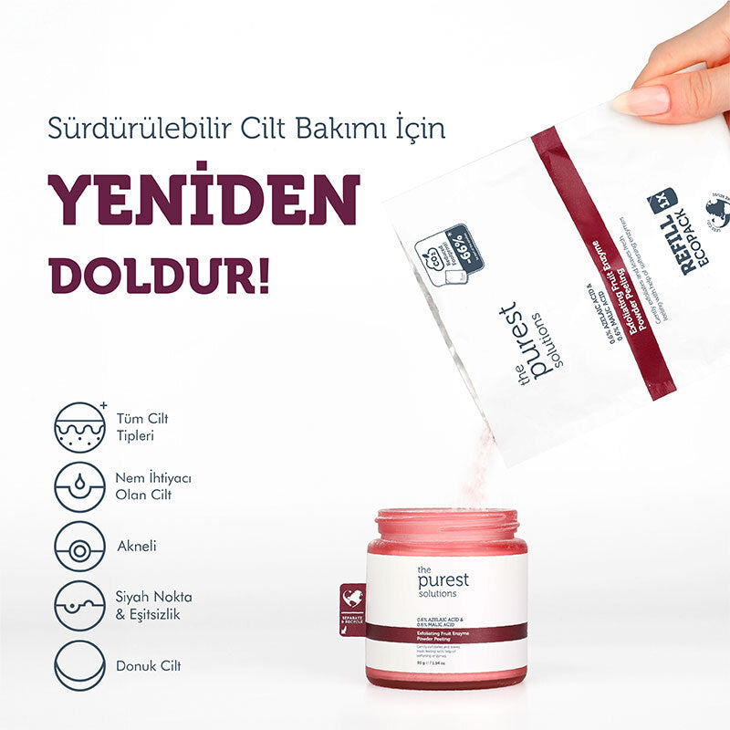 The Purest Solutions Exfoliating Fruit Enzyme Powder Peeling 55g