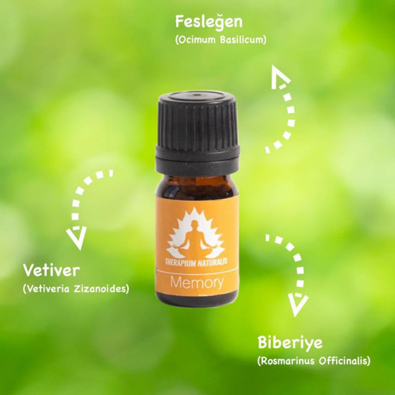 Therapium Naturalis Memory Essential Oil Blend for Focus 5 ml