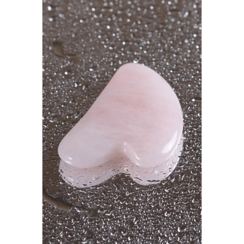Therapium Naturalis Rose Quartz Gua Sha Facial Massage Tool