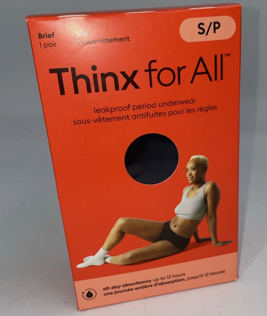 Thinx For All Super Absorbency Period Underwear Brief Small Black