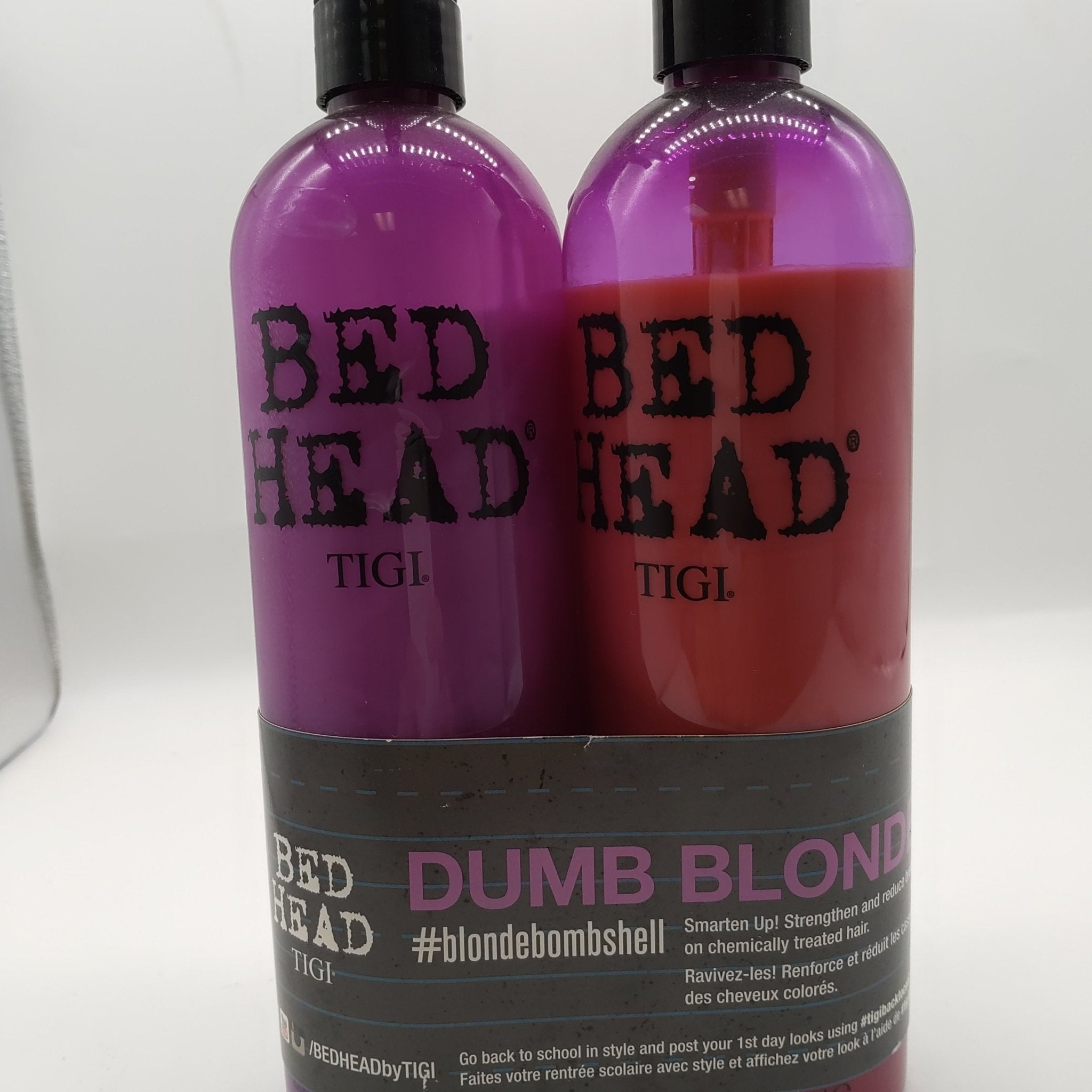 TIGI Bed Head Dumb Blonde Shampoo & Reconstructor Duo, 25.36 oz Each