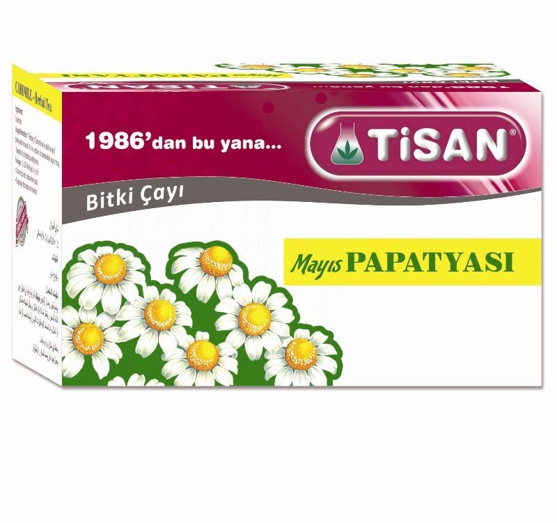 Tisan May Chamomile Herbal Tea Soothing Blend 20 Tea Bags