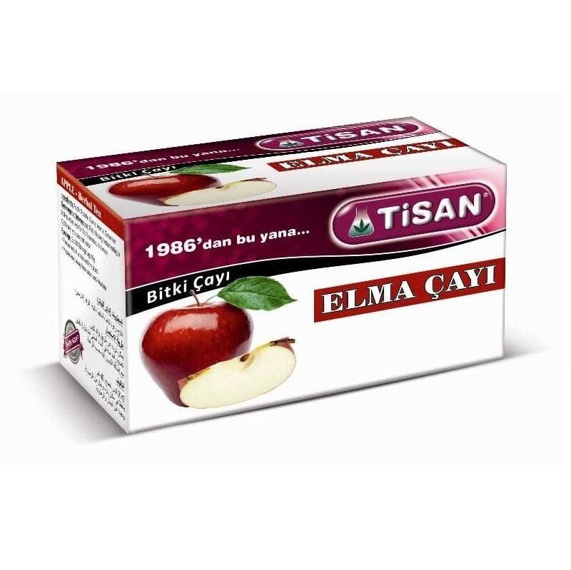 Tisan Apple Herbal Tea Refreshing Fruit Blend 20 Bags