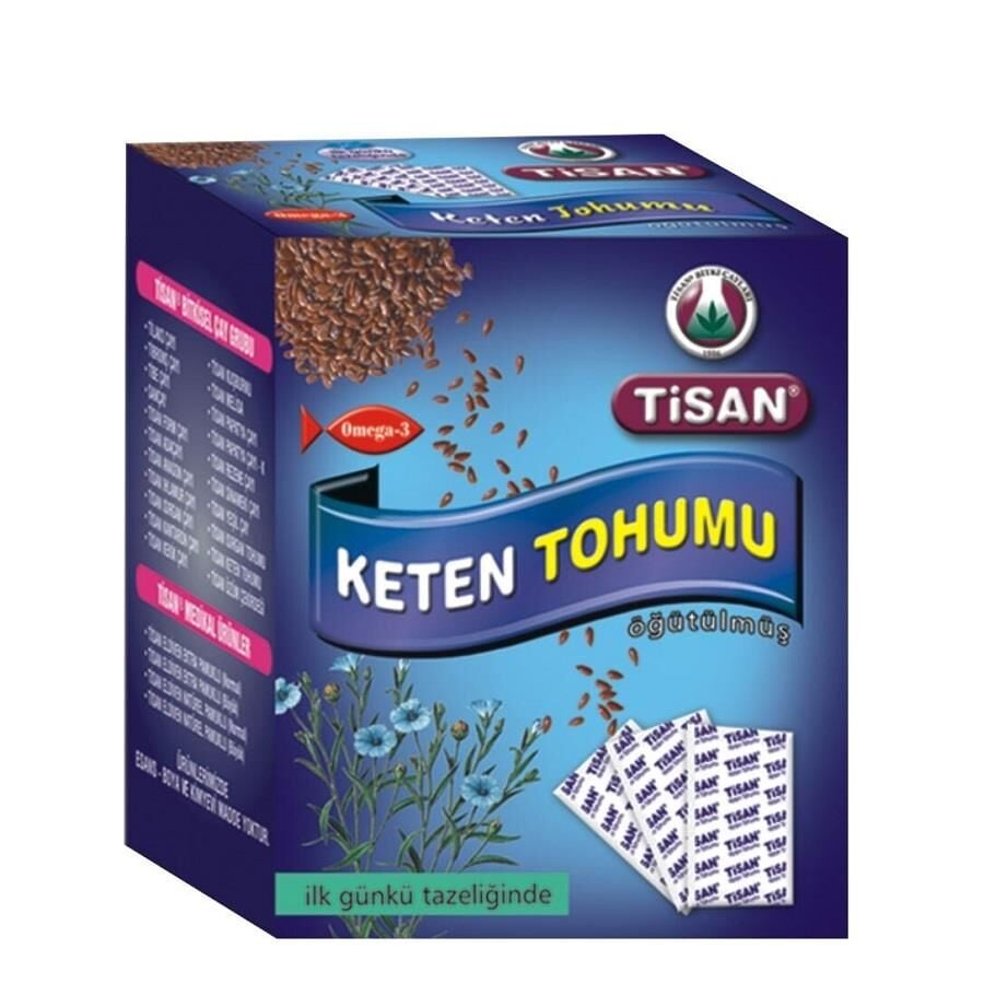 Tisan Ground Flaxseed Dietary Supplement 20 Sachets