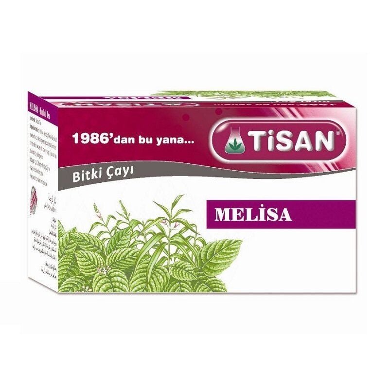 Tisan Melissa Herbal Tea Soothing Infusion 20 Tea Bags