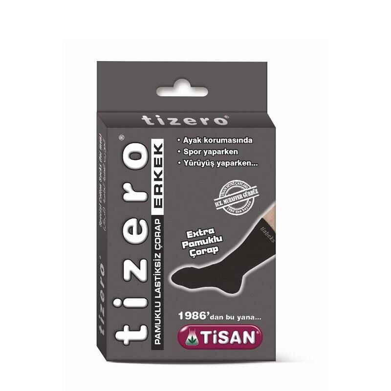Tisan Tizero Cotton Non-Elastic Men's Socks Soft Comfort 1 Pair