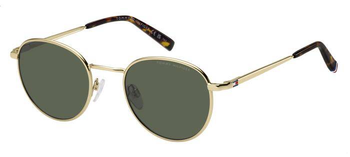 Tommy Hilfiger TH 2217/S Gold Aviator Unisex Sunglasses 50mm