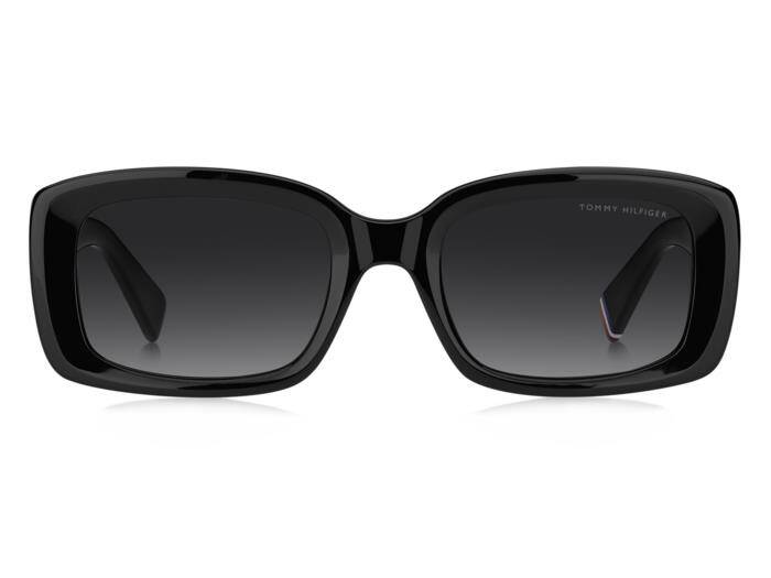 Tommy Hilfiger TH 2343/S Women's Black Square Sunglasses 53mm