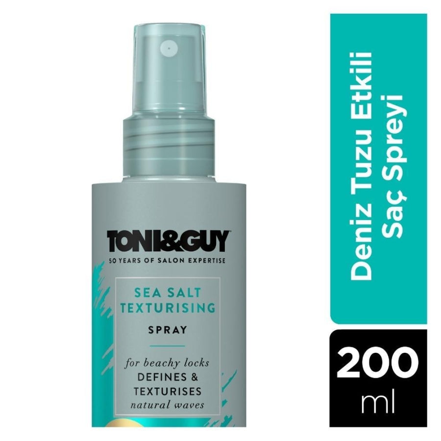 Toni & Guy Casual Sea Salt Texturising Spray for Natural Waves 200ml