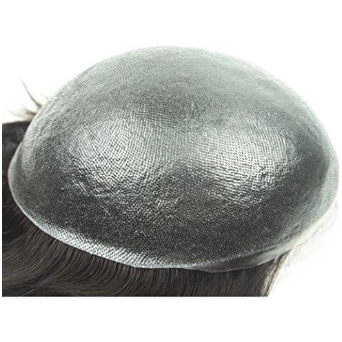VIP Extensions Men's PU Skin Toupee 100% Human Hair Hairpiece - Pick Size