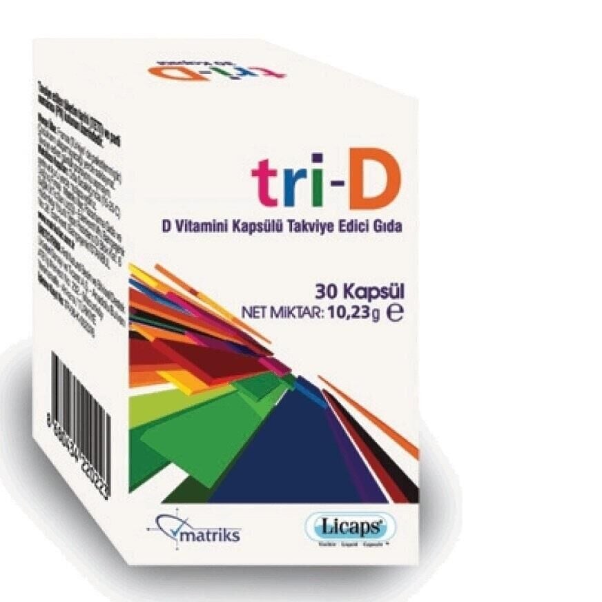 Matriks Ilac Tri-D Vitamin D3 Supplement 30 Capsules