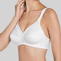Triumph Doreen Cotton Classic Support Bra in White