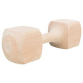 Trixie Wooden Dog Training Dumbbell Heavy Duty Toy 25cm 650g