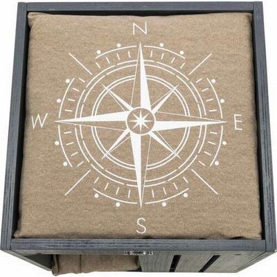 Trixie Cat Play House Anthracite Grey & Sand Beige 36x51x36cm