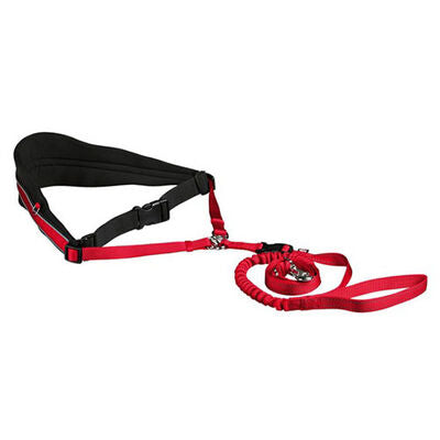 Trixie Hands-Free Dog Running Belt and Leash Red 1.5m