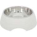 Trixie Stainless Steel Pet Food and Water Bowl White 0.8L