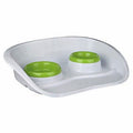 Trixie Plastic Dual Cat and Dog Feeding Bowl Set 0.25L and 0.3L