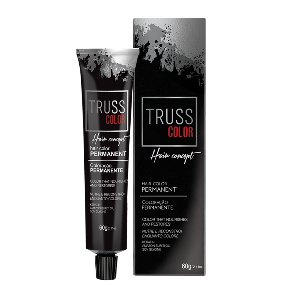 Truss Permanent Hair Color 6.66 Dark Intense Red Blonde