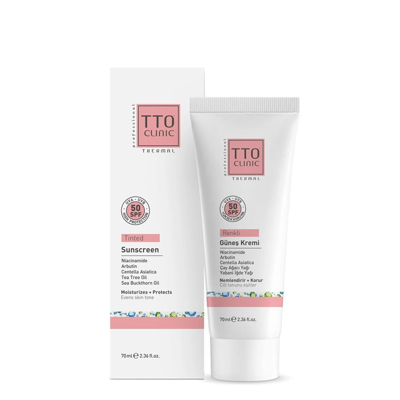 TTO Clinic Tinted Sunscreen Cream SPF 50 70 ml