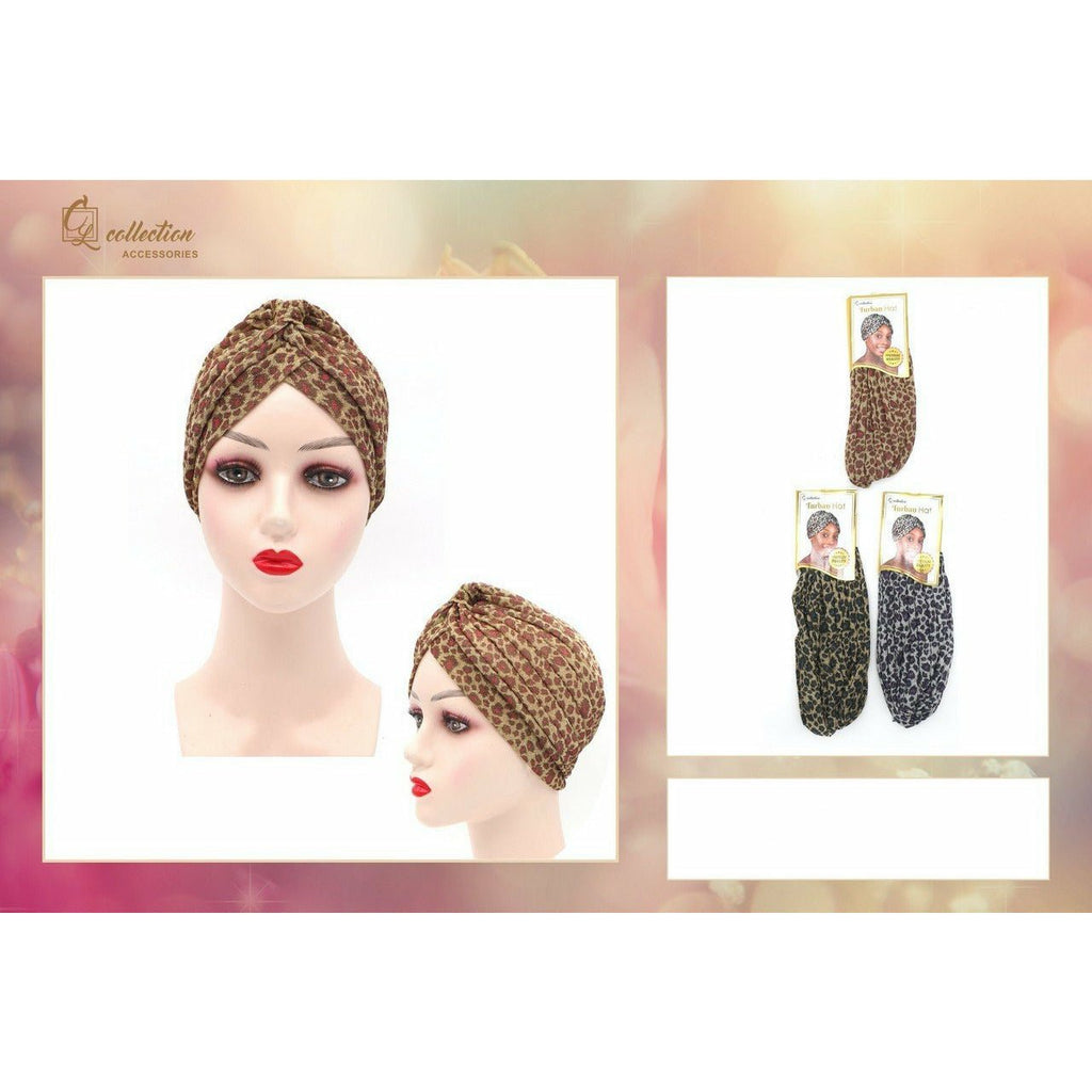 Turban Hat – Cheetah Print