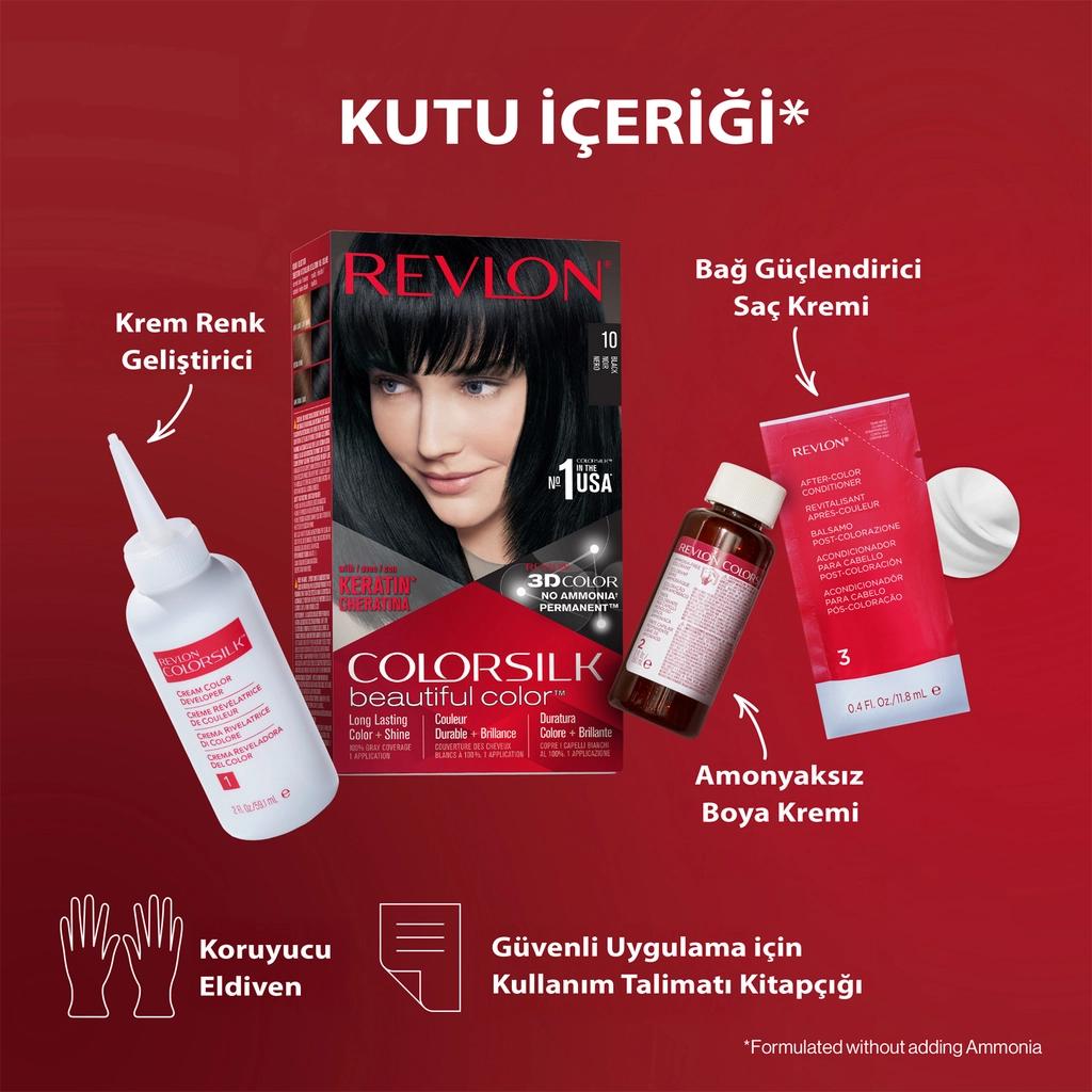 Revlon ColorSilk Beautiful Color 45 Bright Auburn Hair Dye