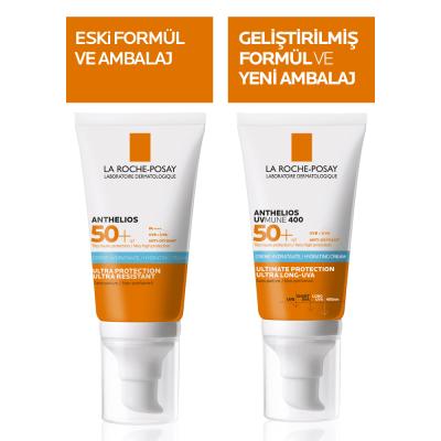La Roche-Posay Anthelios UVMune 400 SPF50+ Sunscreen: Broad Spectrum Protection, Moisturizing, No White Cast - For Sensitive, Sun-Allergy Prone Skin, 1.69 fl oz