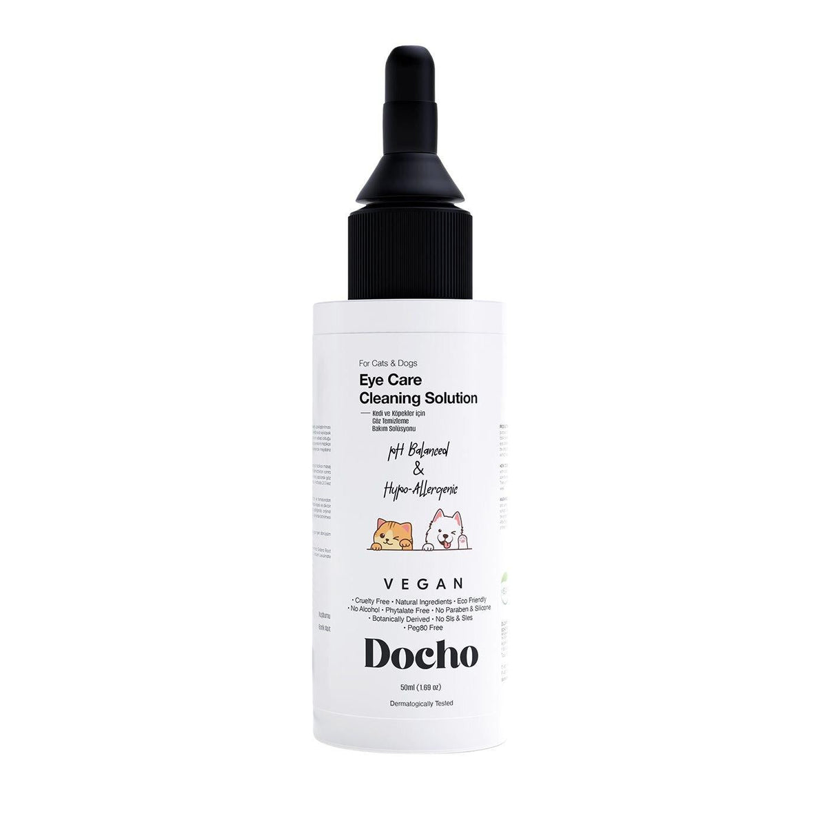 Docho Pet Eye Cleaning and Care Solution for Dogs & Cats 50 ml