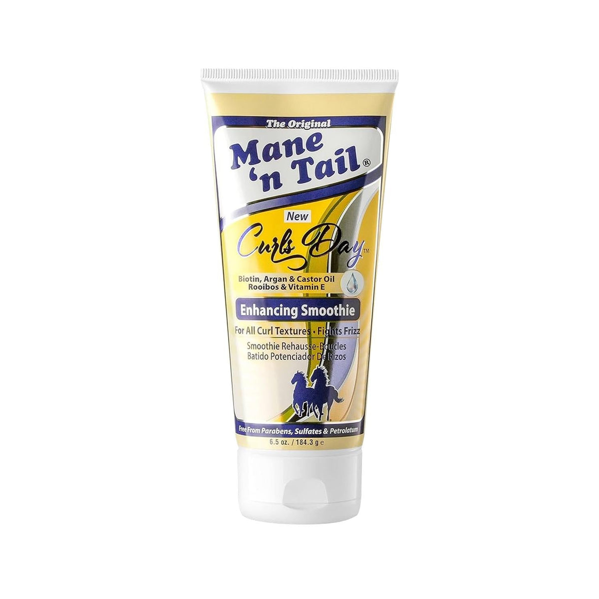 Mane 'n Tail Curls Day Enhancing Smoothie Anti-Frizz Moisturizing Hair Cream for Curly Hair - 184g