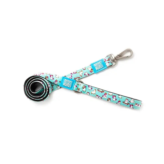 Max & Molly Unicorn Dog Leash Stylish Padded Handle Large