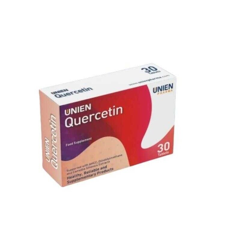 Unien Quercetin Dietary Supplement with Green Tea Extract 30 Tablets