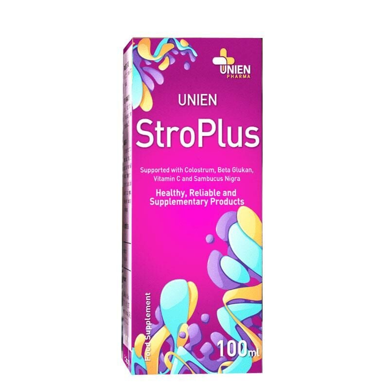 Arthroline Unien StroPlus Liquid with Elderberry & Beta Glucan 100 ml