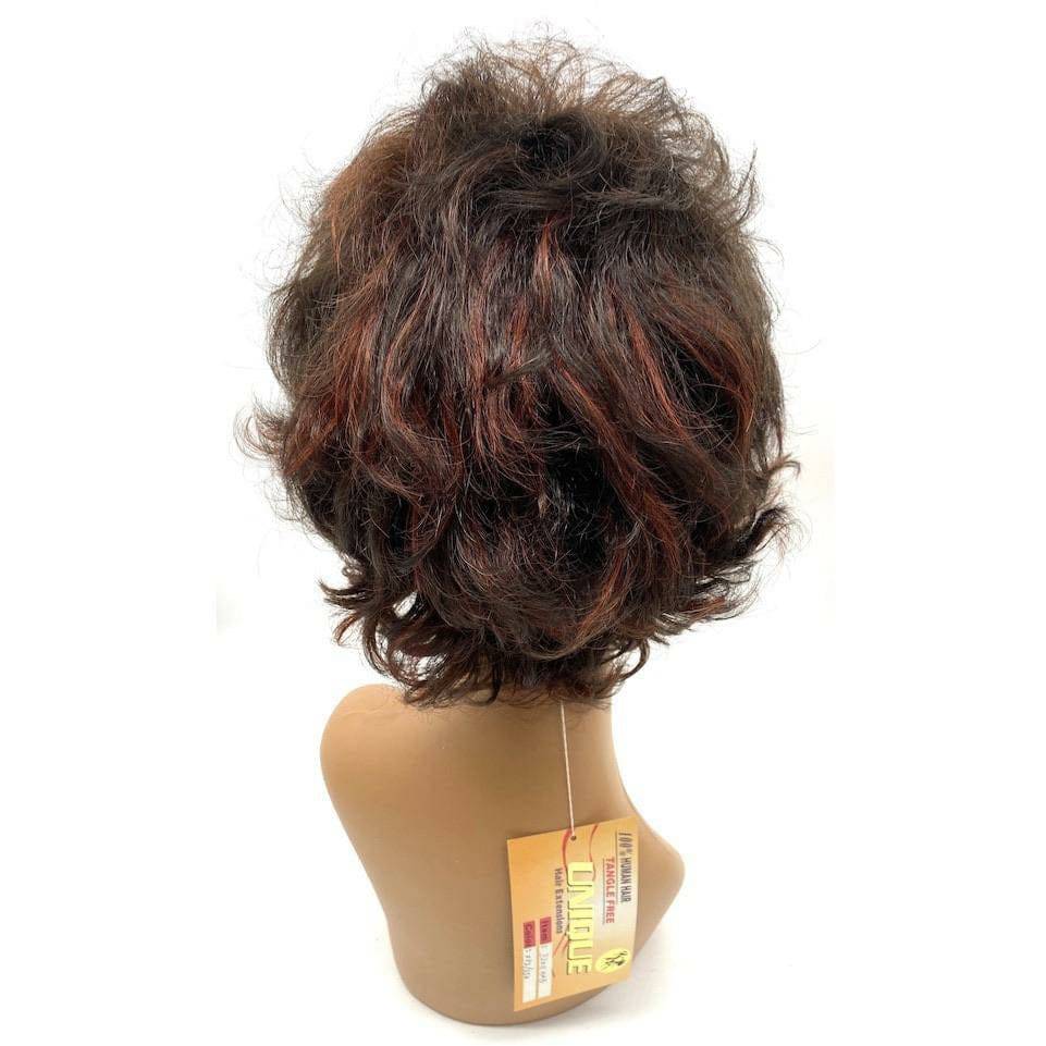 Unique 100% Human Hair Full Wig / Style #32011