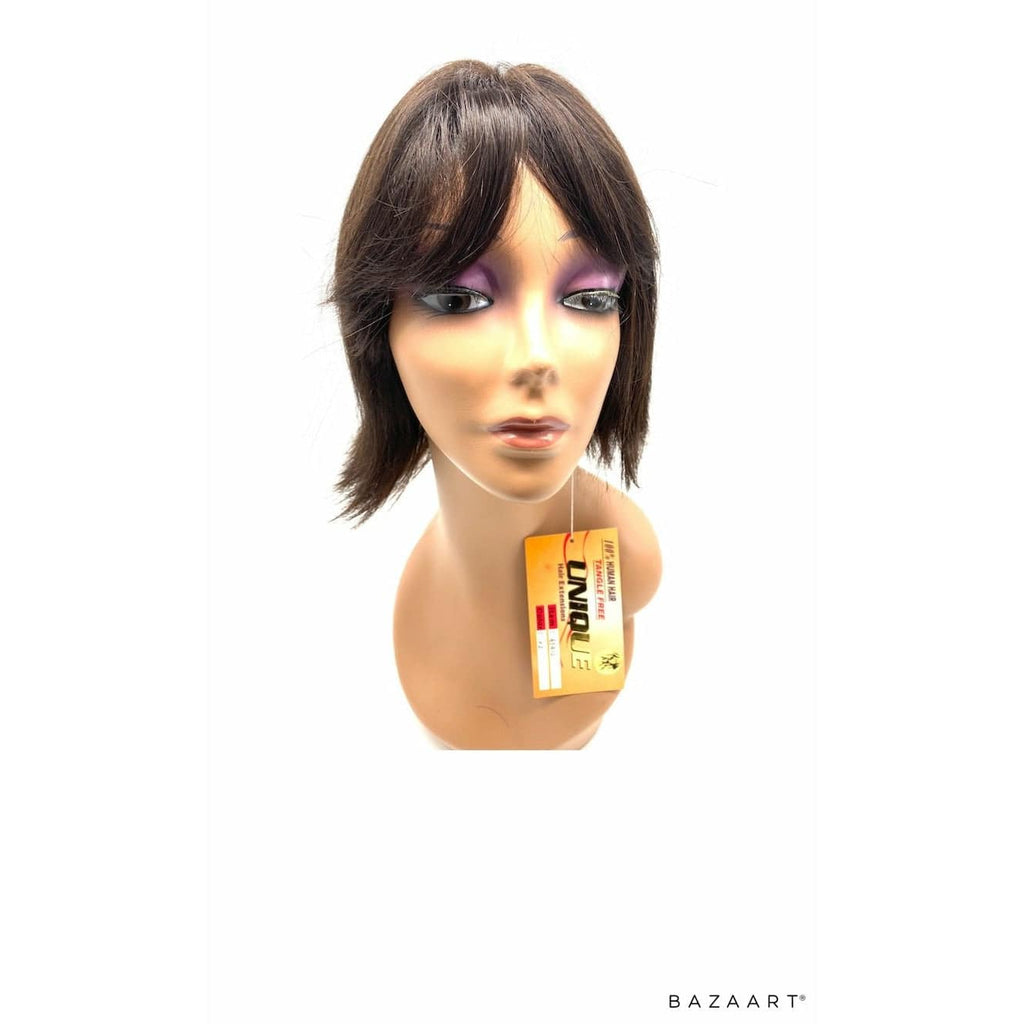 Unique 100% Human Hair Full Wig / Style #33412