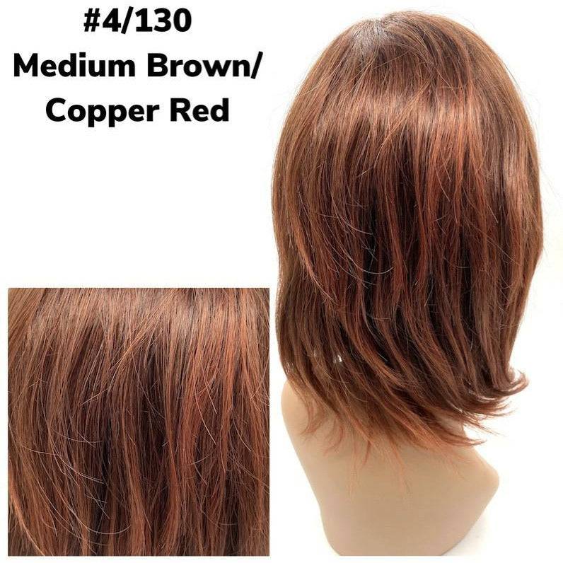 Unique 100% Human Hair Half Wig / Style #33237