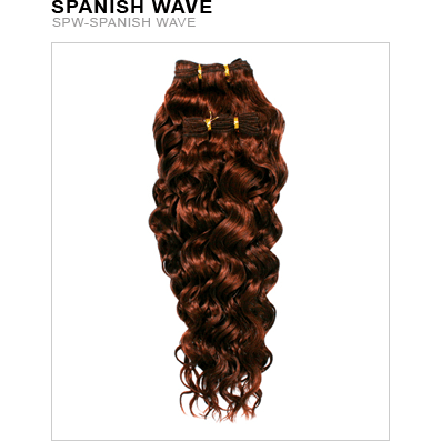 Unique Human Hair Spanish Wave Hairpiece - Choose Size