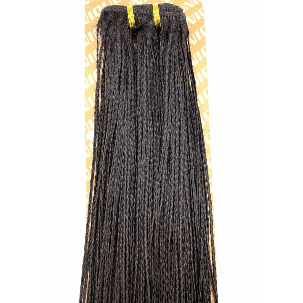 Unique Micro Braid 14" T1B Burgundy 100% Human Hair New With Tags