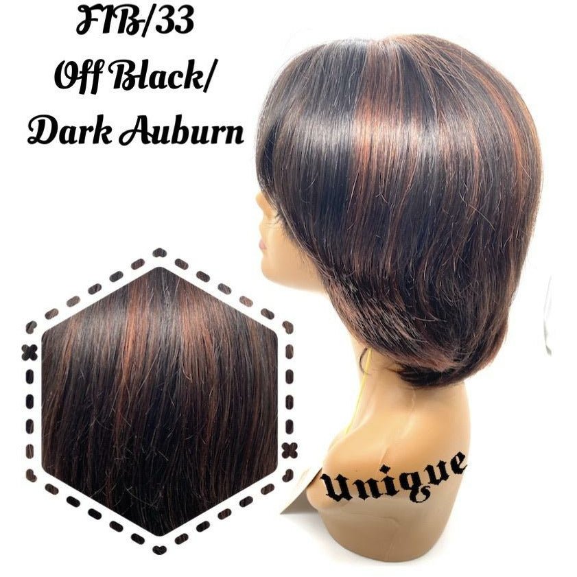 Unique 100% Human Hair Full Wig Style B1 New With Tags