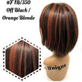 Unique 100% Human Hair Full Wig Style J Hairpiece