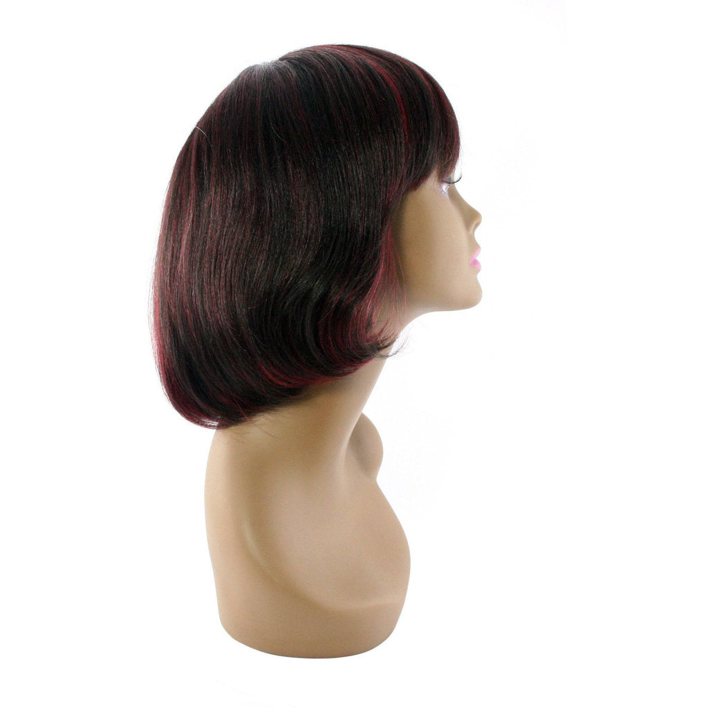 Unique 100% Human Hair Full Wig Style Q Hairpiece