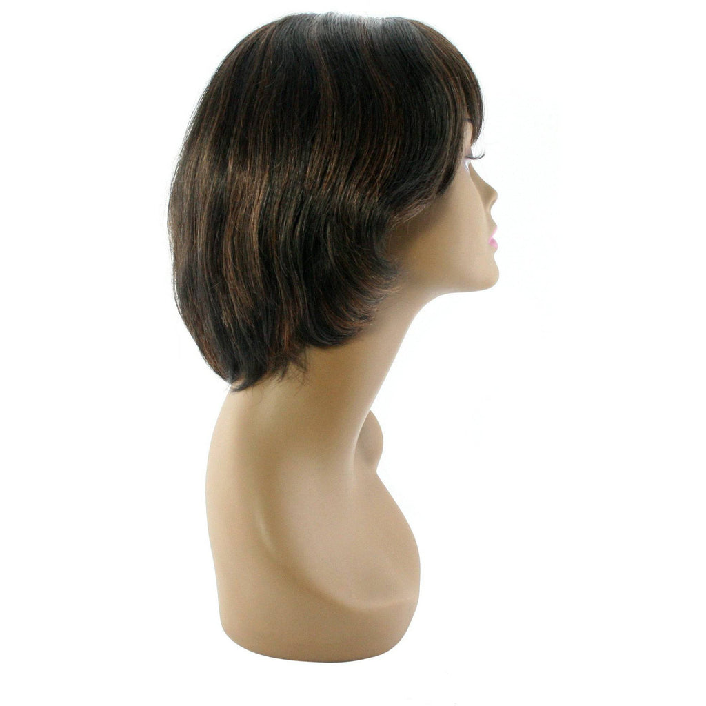 Unique 100% Human Hair Full Wig Style T Hairpiece